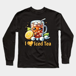 I Love Iced Tea Long Sleeve T-Shirt